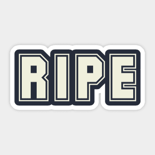 RIPE Sticker